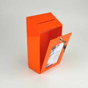 Small Lockable Ideas Box Ticket Collection Box Suggestion Box - PDS9463A6 - various colours