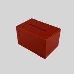 Small Ballot Comments Collection Suggestion Box Red