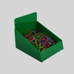 Counter Retail Storage Basket Green