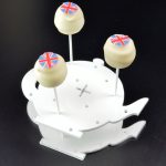Cake Pop / Lollipop Stand - White Teapot Shape