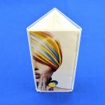 3 sided Menu / Price List Holder Clear Acrylic