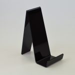 Acrylic Book Stand / Tablet Holder with Lip Black