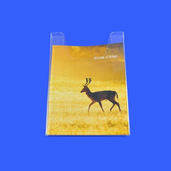 A3 Portrait Clear Acrylic Brochure / Leaflet Holder / Dispenser