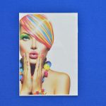 Portrait Clear Plastic 'U' Shape Wall Mountable Menu