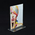 Portrait Clear Acrylic Double sided Poster / Price List / Menu Holder