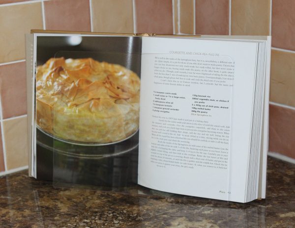 PDS2441 cook book holder example Recipe / Tablet / Cook Book / Cookbook Stand Clear Acrylic