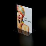 Portrait Clear PVC Double sided Poster / Price List / Menu Holder