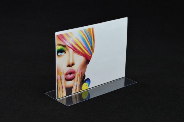 Landscape Clear PVC Double sided Poster / Price List / Menu Holder