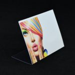 Landscape Clear PVC Angled Poster / Price List / Menu Holder