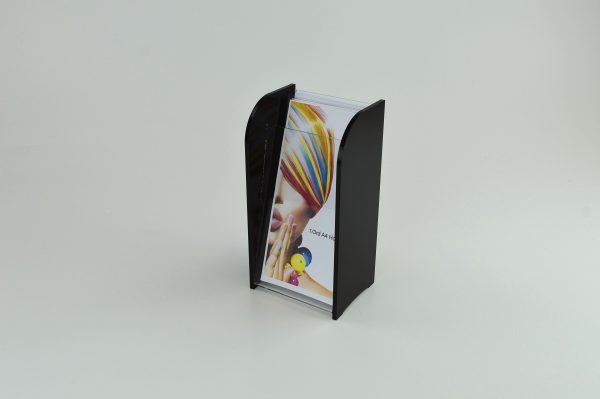 1/3rd A4 leaflet holder free standing front side 1/3rd A4 Leaflet Holder / Dispenser Counter Top / Freestanding