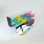 Large Mirrored 3 Tier / Step Display Stand