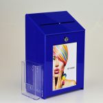 Lockable Collection Box / Suggestion Box Blue