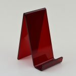 acrylic display stand red