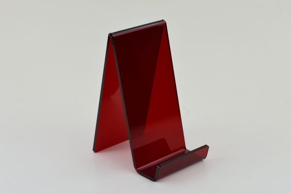 acrylic display stand red