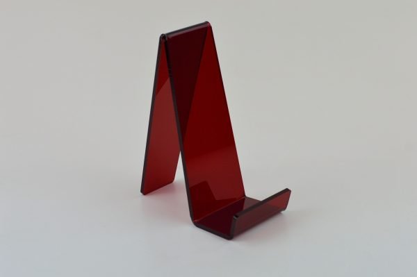 PDS8275 red tint front Acrylic Book Stand Red
