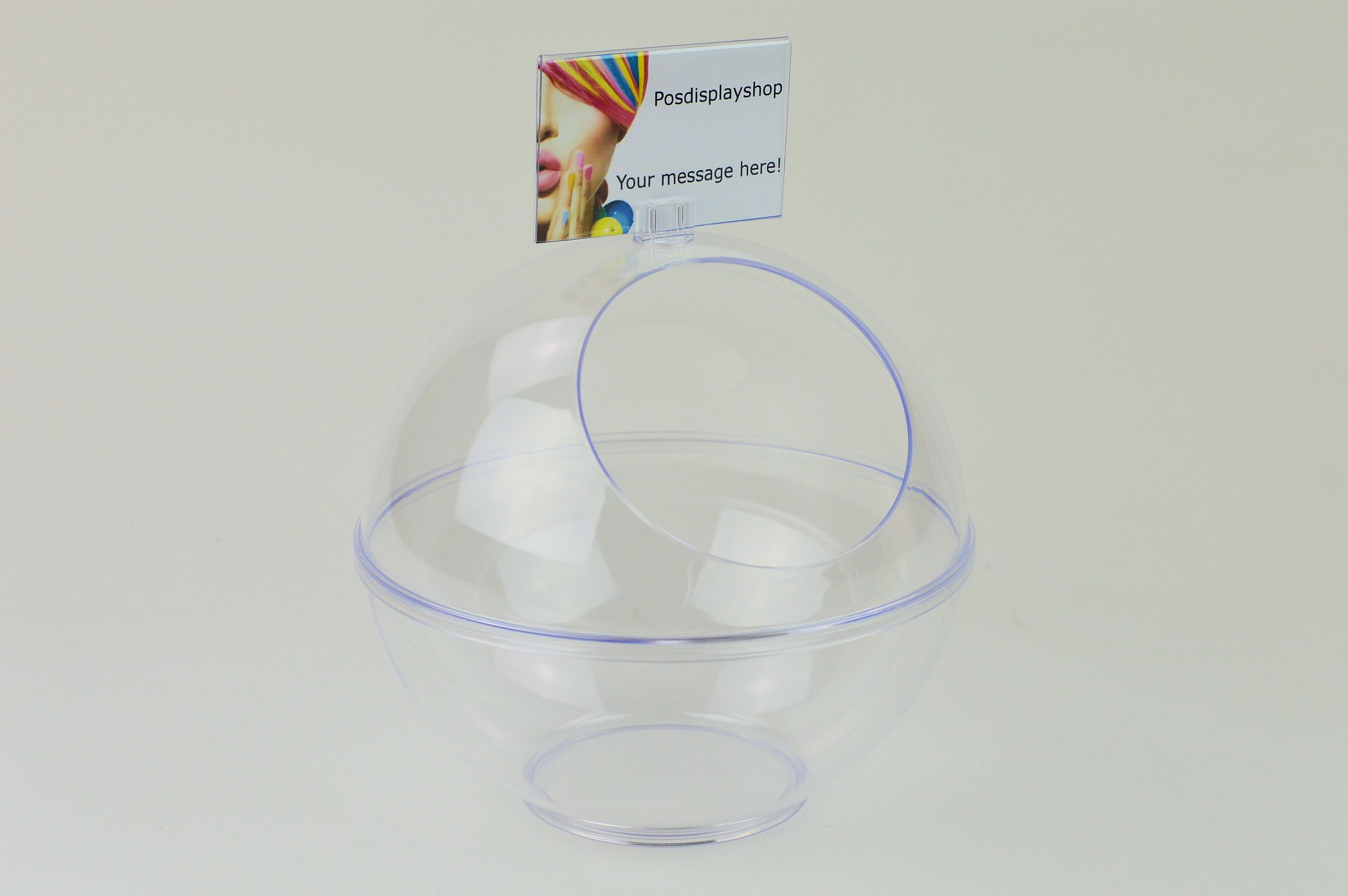 LDSSPHERE empty Round Business Card Collector/ Suggestion Box